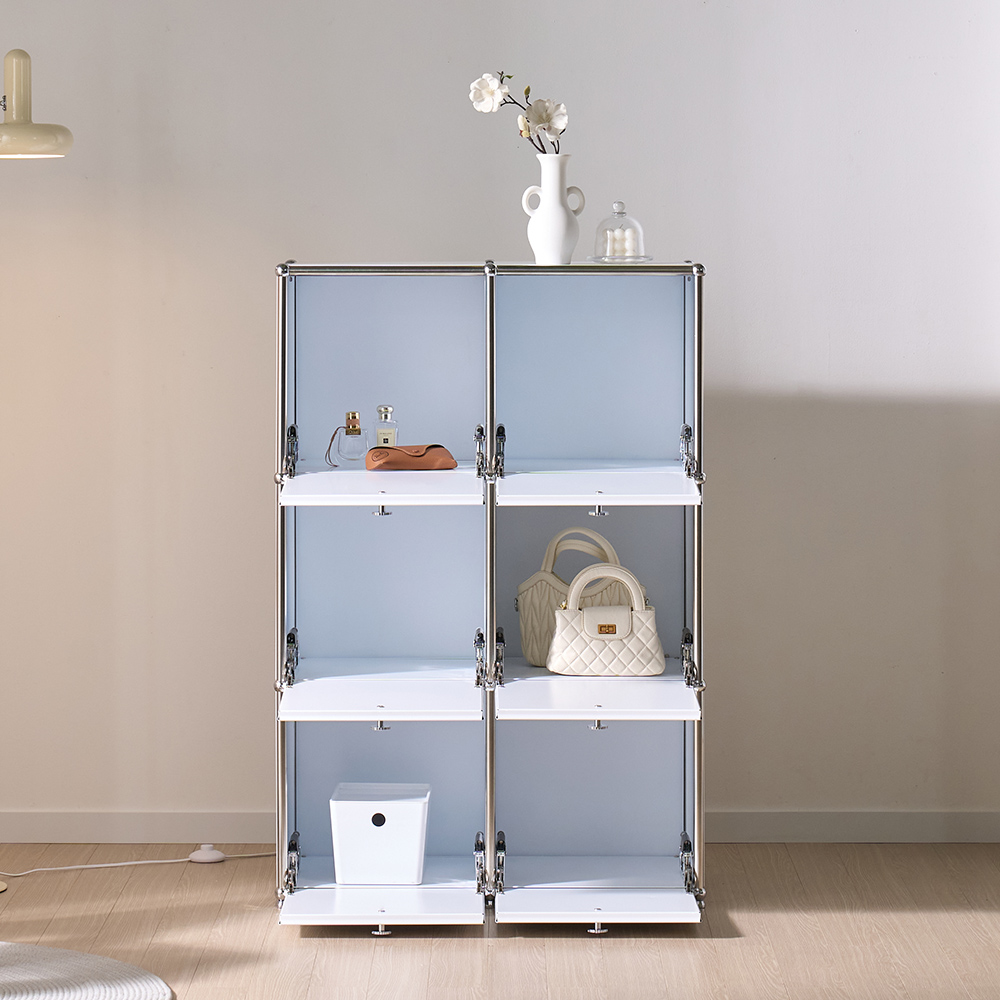 파스코 모듈 3단771수납장6도어 YJ-P834