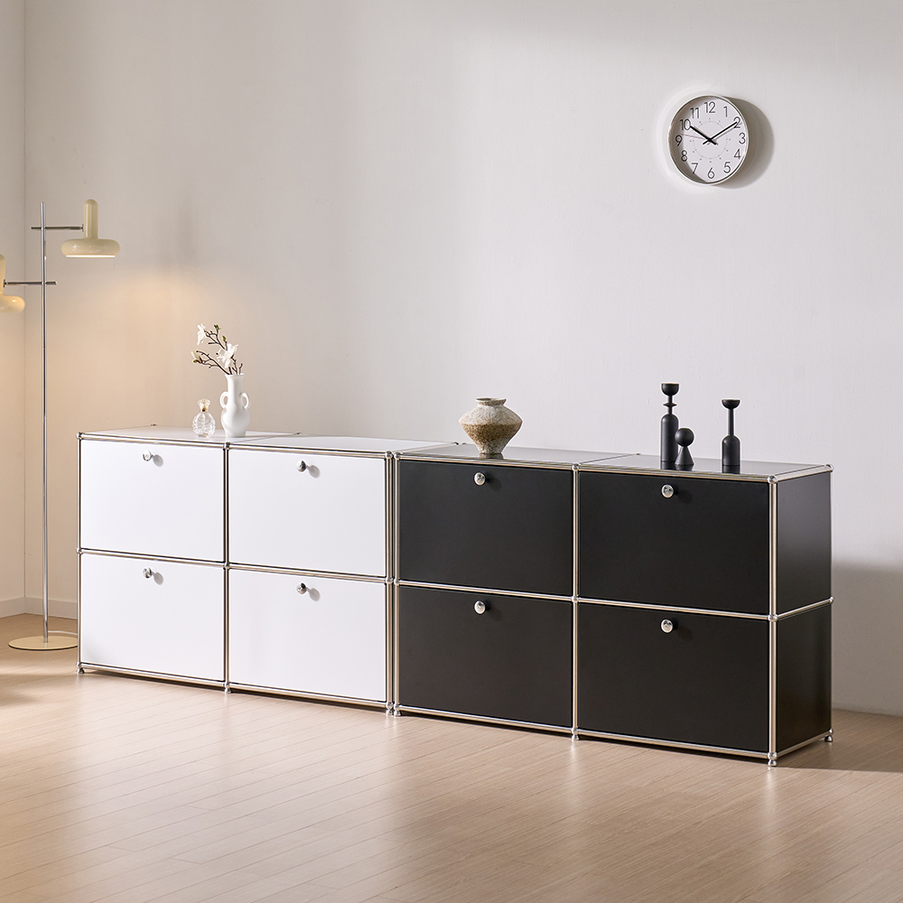 파스코 모듈 2단1230수납장4도어 YJ-P843