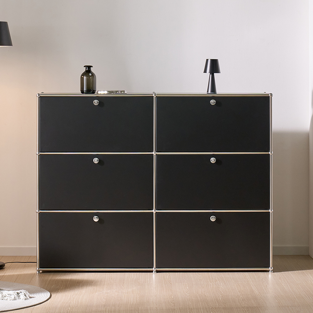 파스코 모듈 3단1510수납장6도어 YJ-P864