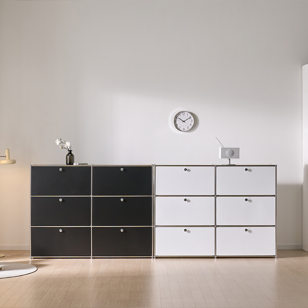 파스코 모듈 3단1510수납장6도어 YJ-P864